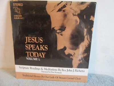 Jesus speaks today 2 lp volume 1 vinyl record NEW readings richetta hymns choir Foto 1 de 4