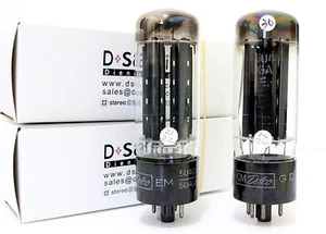 30# Match 1 pair GM 5U4GB long Black plate TUBES FOR AMPLIFIER 5U4 U52 274A - Picture 1 of 1