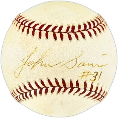 Johnny Sain Autographed Signed Official AL Baseball Boston Braves - Image 1 of 4