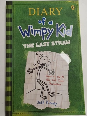 Diary of a Wimpy Kid #3 The Last Straw by Jeff Kinney PB c2009 1st Australian Ed - Image 1 of 4