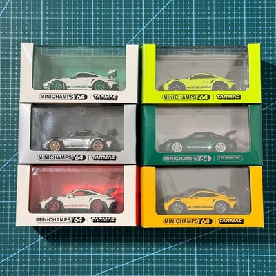 MINICHAMPS 1/64 Tarmac Works COLLAB64 - Porsche 911 GT3 RS (992) - Elige el tuyo propio Foto 1 de 3