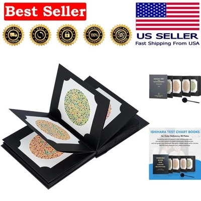 Complete Ishihara Color Blindness  Kit - 38 Plates with Manual & Occluder - Image 1 of 4