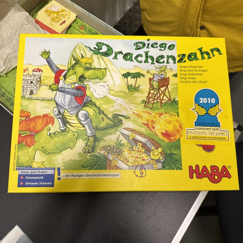 NEU! Ein tolles Geschicklichkeits-und Bluffspiel. "Diego Drachenzahn" von HABA - Bild 1 von 2