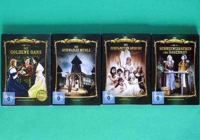4 DVD MÄRCHEN KLASSIKER Schneeweisschen Zertanzte Schuhe Goldene Gans Schw Mühle - Bild 1 von 2