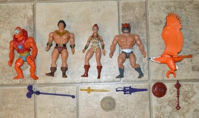 MOTU, He-Man parts figures lot vintage masters of the universe Beast Man - Image 1 of 4