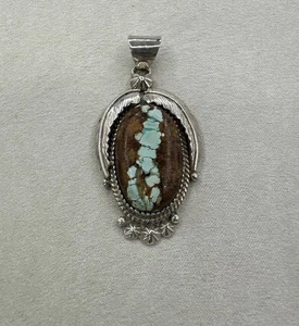 Colgante de roca de cinta de colorado de Robert Begay nativo americano de ley - Imagen 1 de 3