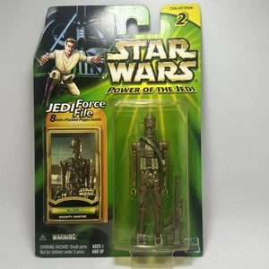 Star Wars Power Of The Jedi IG-88 Bounty Hunter Force File Hasbro 2000 New Rare - Picture 1 of 8