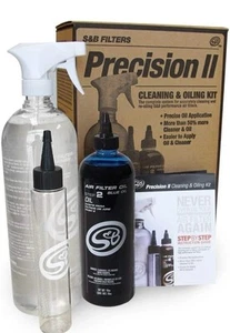 S&B Filters 88-0009 Precision II Cleaning & Oil Kit (Blue Oil) Blue  - Picture 1 of 3