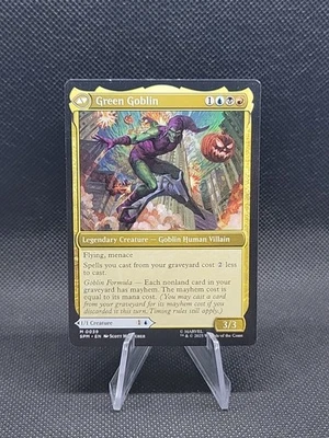 MTG Marvel Spiderman Green Goblin - Norman Osborn - 2 Sided Card - M0039 - Image 1 of 2