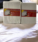 SINGLE FLANNELETTE DUVET COVER & FITTED SHEET SET WHITE 100% BRUSHED COTTON