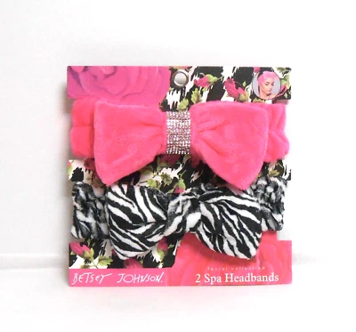 Betsey Johnson 2 Pack Spa Headband for Bath, Makeup & More - Image 1 of 2