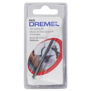 Broca de corte de azulejos de vástago de acero Dremel 562 1/8 pulgadas - Imagen 1 de 2