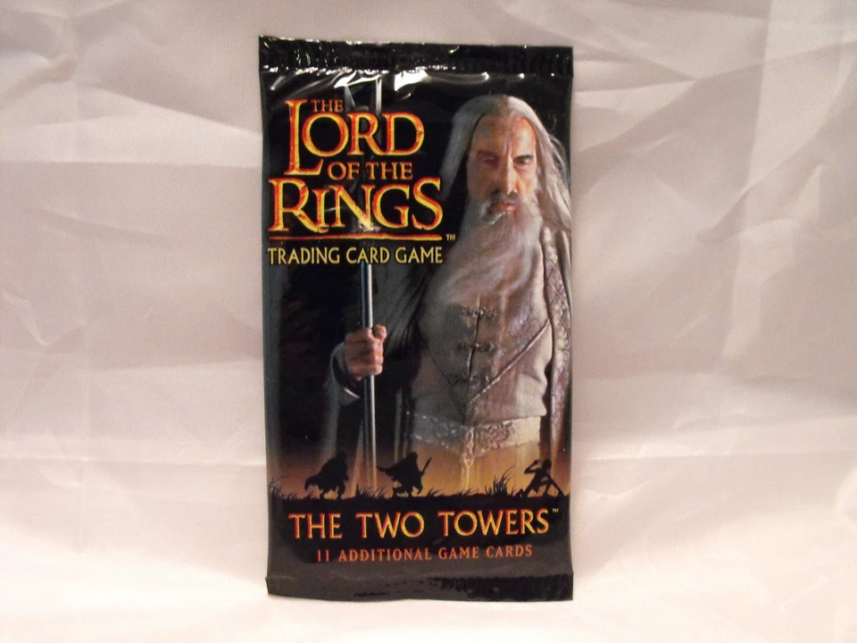 LORD OF THE RINGS TCG TWO TOWERS SEALED BOOSTER PACK OF 11 CARDS - Image 1 of 1