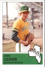 1983 Madison Muskies Fritsch #27 Dave Leiper