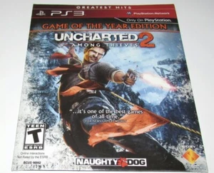 PS3 UNCHARTED 2 AMONG THIEVES Videospiel des Jahres Edition Sealed Brandneu - Bild 1 von 2