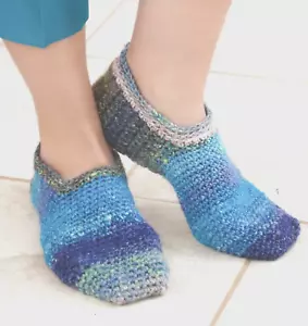 EASY Cozy Slippers/Apparel/Crochet Pattern INSTRUCTIONS ONLY - Picture 1 of 1