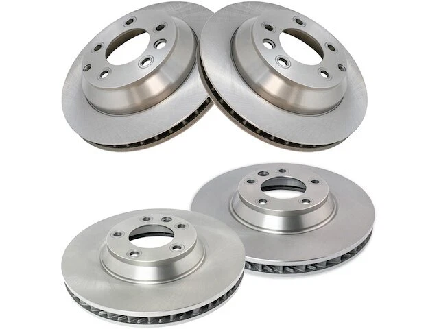 Conjunto de rotor de freio TRQ compatível com Porsche Cayenne 2003-2006, 2008-2013 4.8L V8 82MJDH - Imagem 1 de 1