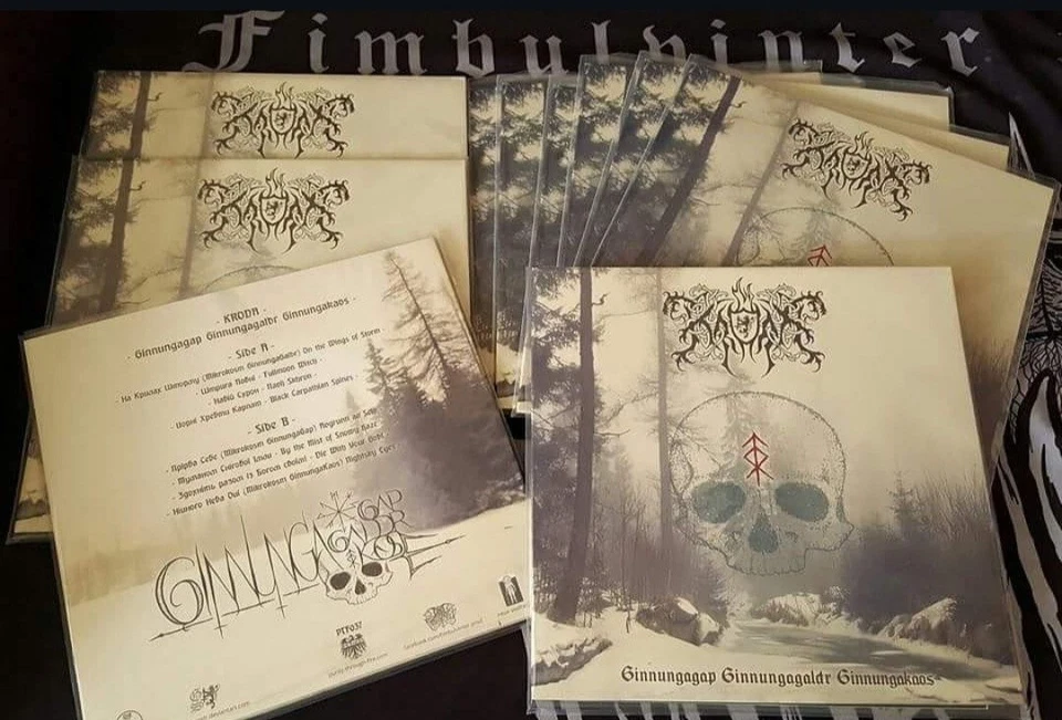 Kroda Ginnungagap LP Nokturnal Mortum Drudkh Veles Peste Noire Foto 1 de 1