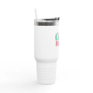 Positive Vibes Thermo-Reisebecher 40 Unzen Motivationsgeschirr - Bild 1 von 5