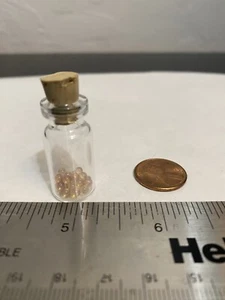 Miniature Set Lot 20 Artisan Hand Made Marbles J. R. Hooper Glass Jar II - Picture 1 of 3