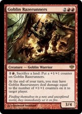 MTG magic cards 1x x1 Light Play, English Goblin Razerunners Conflux