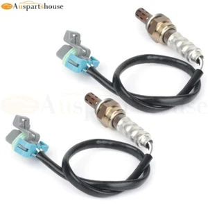 2x O2 02 Oxygen Sensor for 2001-2002 Chevrolet Silverado 3500 8.1L Up+Downstream - Picture 1 of 8