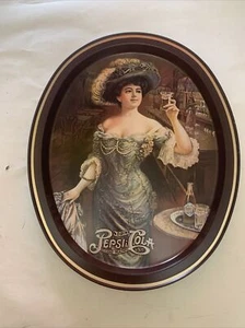 VINTAGE GETRÄNK PEPSI-COLA ORINAL BLECH METALL TABLETT. VINTAGE PEPSI COLA - Bild 1 von 12
