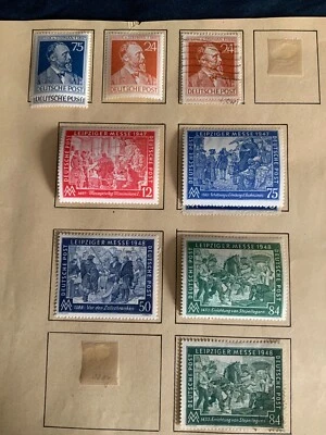 Old Original Collection German Stamps Very Rare used/mint excellent condition - Image 1 of 4