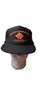 Vintage Landmark International Semi Truck Snapback Hat Cap Full Foam Insulated - Picture 1 of 13