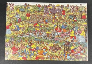 Vintage 1991 Where's Waldo? The Unfriendly Giants 100 Piece Complete - Picture 1 of 3