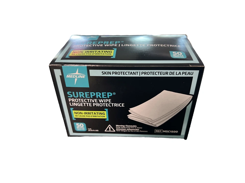 Toallita barrera protectora de piel Medline Sureprep - Caja de 50 - MSC1500 Foto 1 de 1