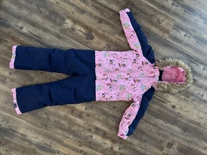 Girls Roxy Snowsuit Size 6/7 EUC - Picture 1 of 4
