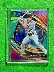 BRYAN REYNOLDS PRIZM TRI-COLOR PREMIER CARD PIRATES 2020 PANINI SELECT BASEBALL 