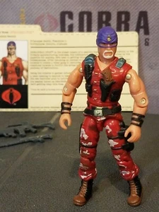 GI JOE ~ 2004 OTIS ~ HTF DREADHEADS ~ DREADNOK RAMPAGE ~ 100% COMPLETO Y TARJETA - Imagen 1 de 5