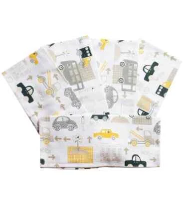 BABYBAZAAR ✅1x PKW LKW BABY MUSSELIN QUADRATE WINDELDECKE Stilldecke Bips