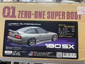 ABC Hobby 1/10 RC Drift Car Body Nissan 180SX Unpainted Shell 67137 Japan - Picture 1 of 2