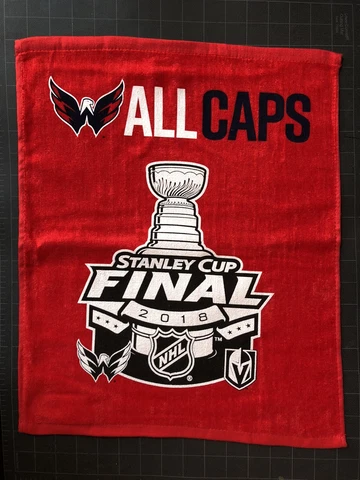 RALLY TOWEL Washington Capitals SGA 2018 Game 3 Stanley Cup Finals BRAND NEW Cover