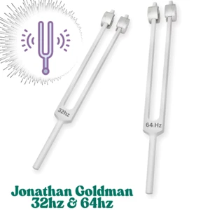 32Hz & 64Hz Otto Tuning Fork Set - Bone Healing, Stress Relief, Physical Therapy - Picture 1 of 1
