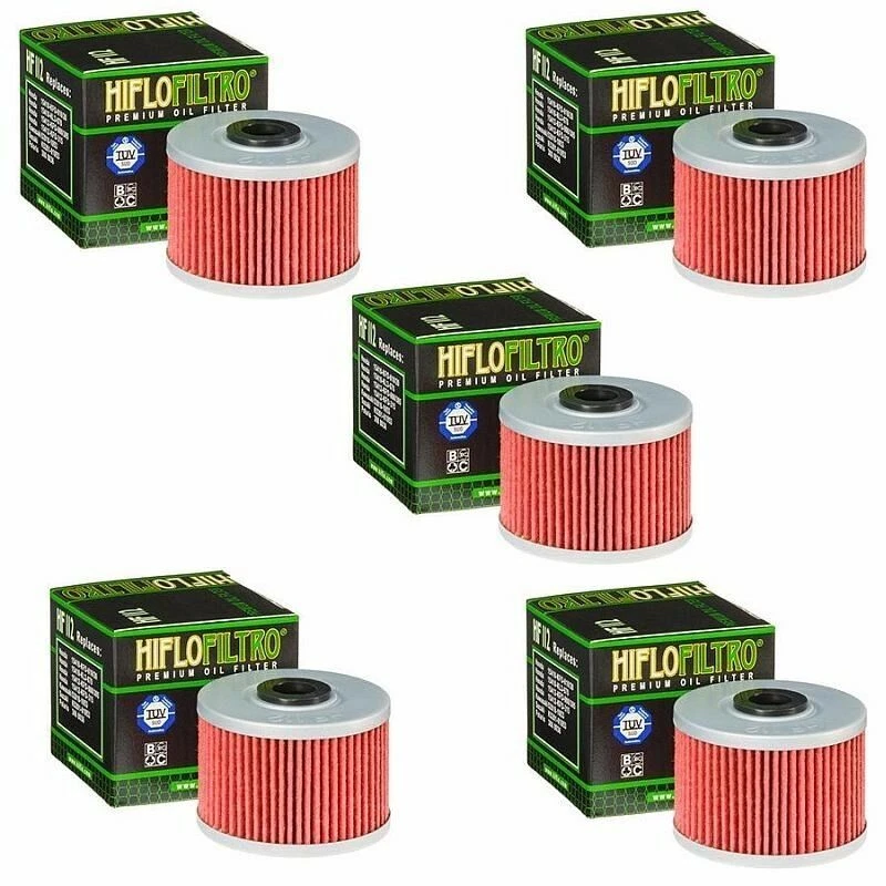 Filtro de aceite HiFlo genuino Kawasaki KX450F 2006-2015 HF112 KX 450F 450 KXF paquete de 5 Foto 1 de 4