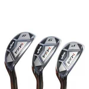 Mens Majek MX4 Hybrid Iron Set #8, 9, PW Senior "A" Flex Graphite Rescue Clubs - Picture 1 of 12