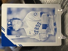 2022 Topps Gallery Alex Bregman #76  Cyan Printing Plate #'d 1/1