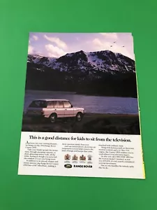 1989 1990 1991 1992 1993 1994 RANGE ROVER ORIGINAL PRINT AD ADVERTISEMENT B29 - Picture 1 of 1