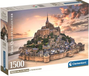 New Clementoni Jigsaw Puzzle 1500 Pieces 12+ 31730 The Mont Saint-Michel Rising - Picture 1 of 2
