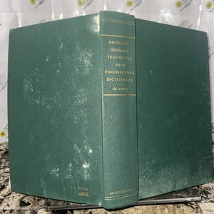 English-German Technical and Engineering Dictionary (1967) - Picture 1 of 6