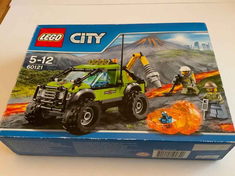 LEGO City 60121 Volcano Truck BNIB Retired Set BNIB Age 5-12 - Image 1 of 4