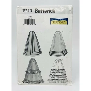 Faldas Butterick Pattern P210 Haciendo Historia, Talla 6-8-10, SIN CORTAR - Imagen 1 de 2