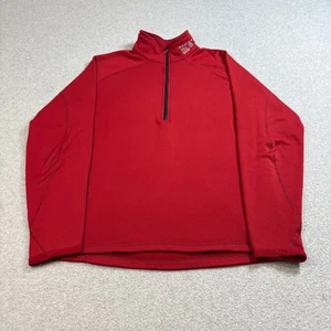 Mountain Hardwear Pullover Mens Large Stretch Fleece Half Zip Thumb Holes Outdoo - Picture 1 of 10