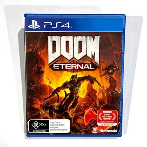 Doom Eternal - PlayStation 4 PS4 Game - Like New - Complete with Manual - Picture 1 of 5