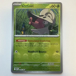 Shelmet 008/086 NM – Poké Ball Holo – 2025 TCG Pokémon White Flare - Picture 1 of 2