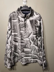 Suéter Nautica XL Para Hombres Cuarto Cremallera Teñido Blanco Mezcla de Algodón Pullover 1/4 - Imagen 1 de 10